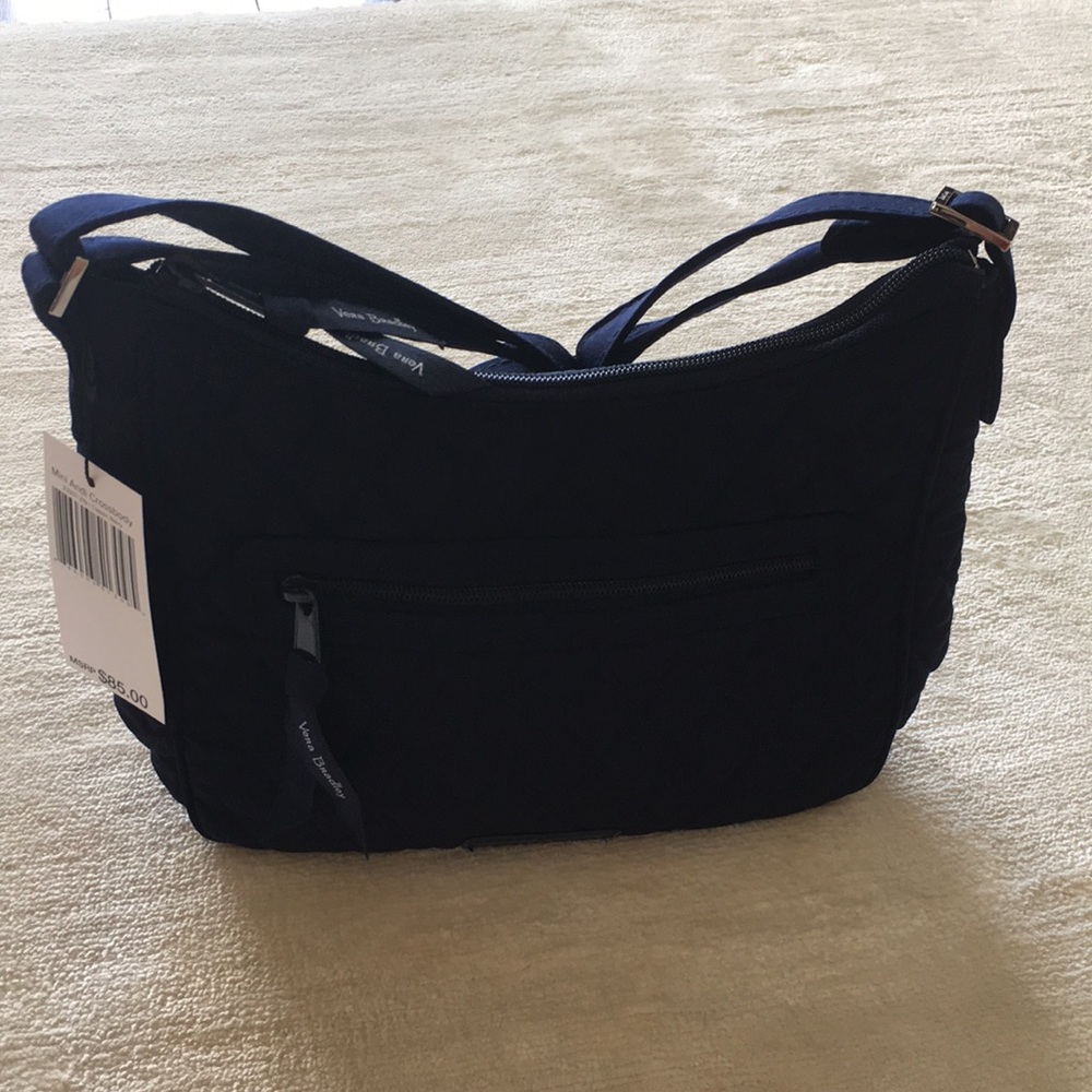 Vera Bradley Quilted Crossbody Bag in Deep Blue